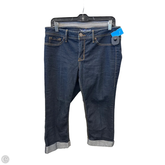 Capris By Clothes Mentor In Blue Denim, Size: 10