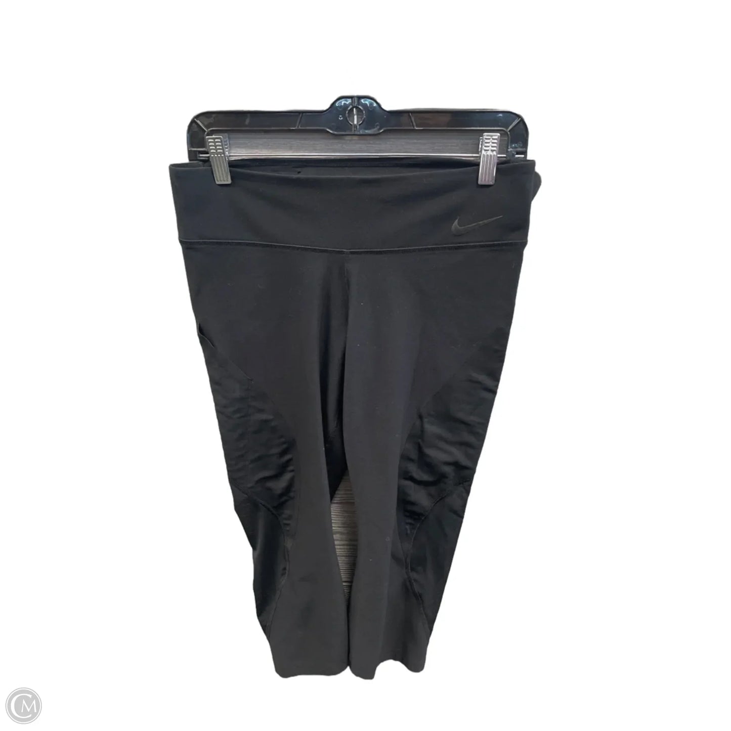 Athletic Leggings Capris By Nike Apparel In Black, Size: L