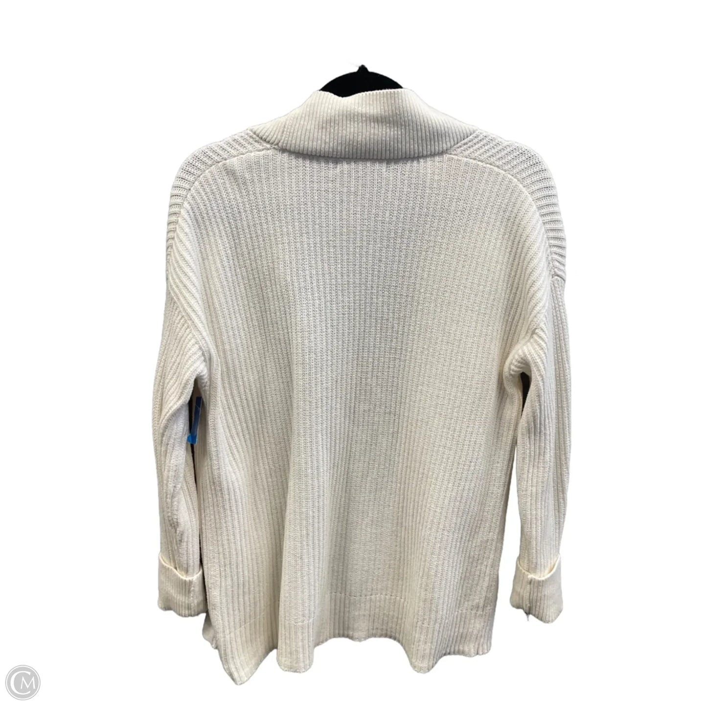 Sweater Cardigan By Banana Republic In White, Size: M