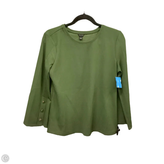 Top Long Sleeve By Ann Taylor In Green, Size: S