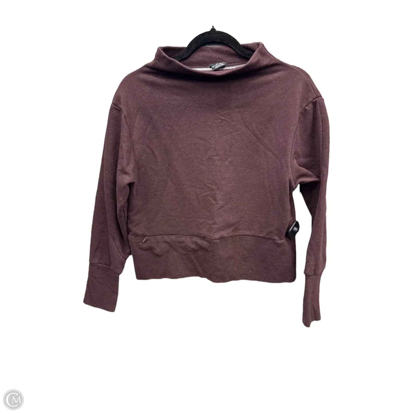 Athletic Sweatshirt Collar By Nike Apparel In Maroon, Size: Xs