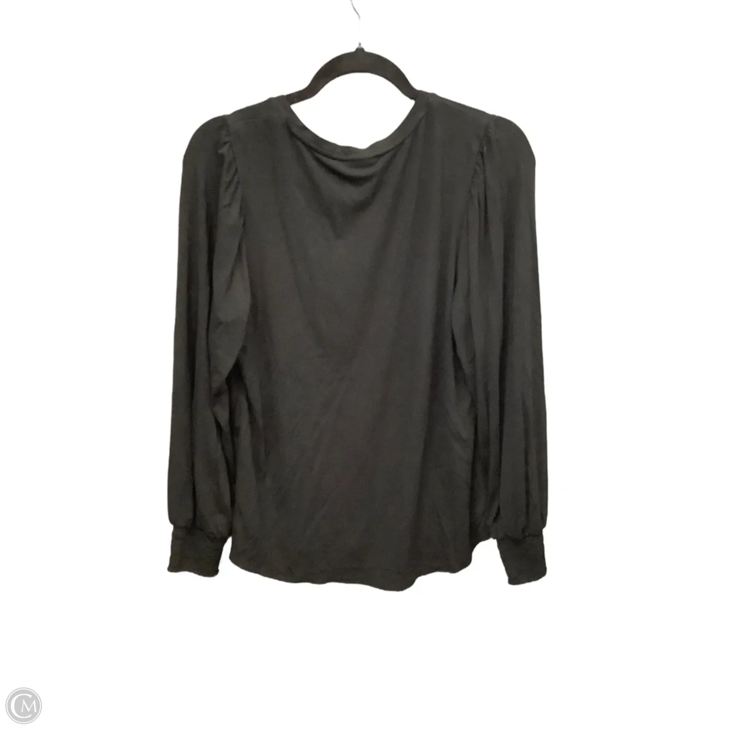 Top Long Sleeve By Chicos In Black, Size: M