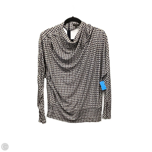 Top Long Sleeve By Ann Taylor In Navy, Size: M