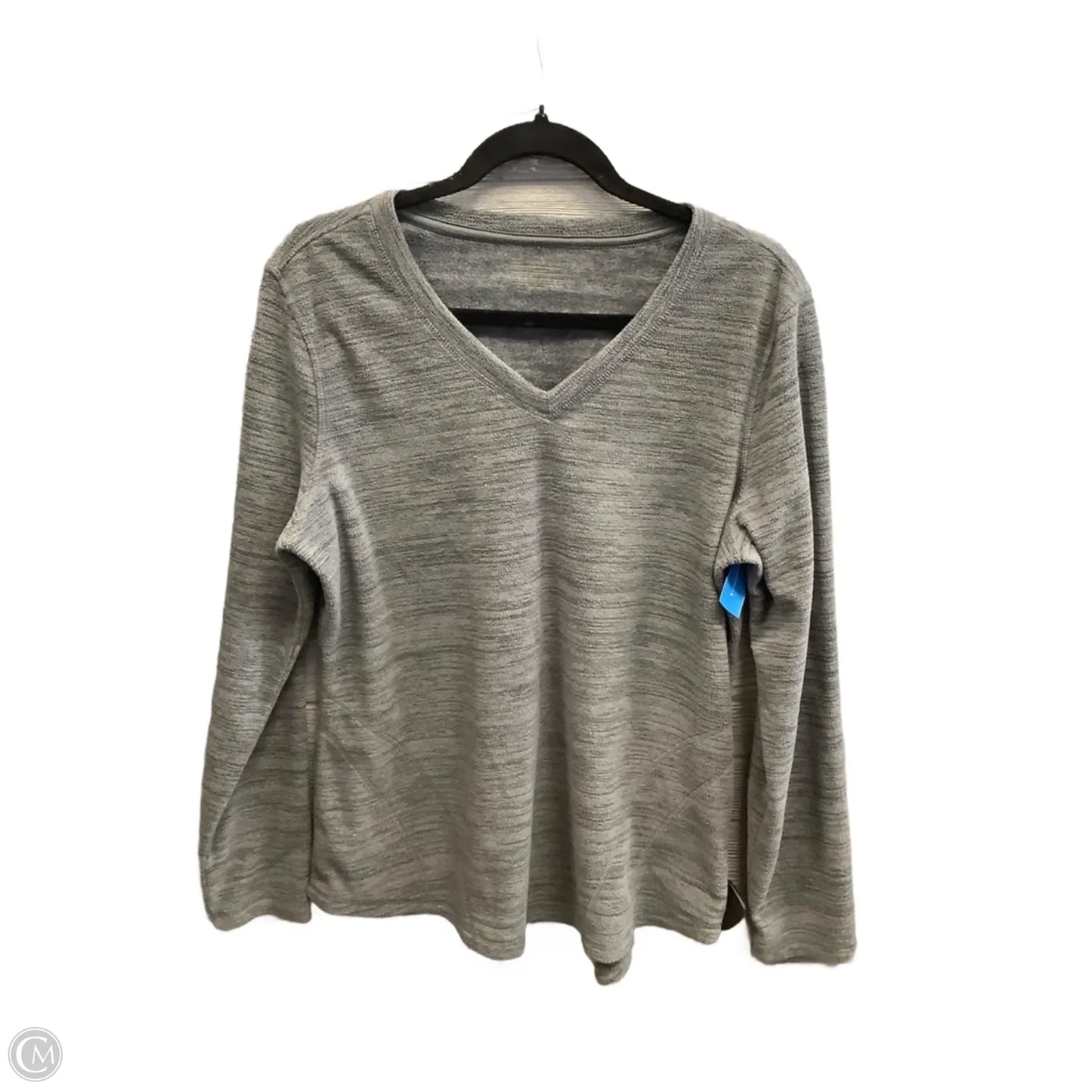 Sweatshirt Crewneck By Tek Gear In Grey, Size: L