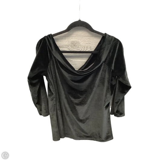 Top Long Sleeve By Ann Taylor In Black, Size: Xxl