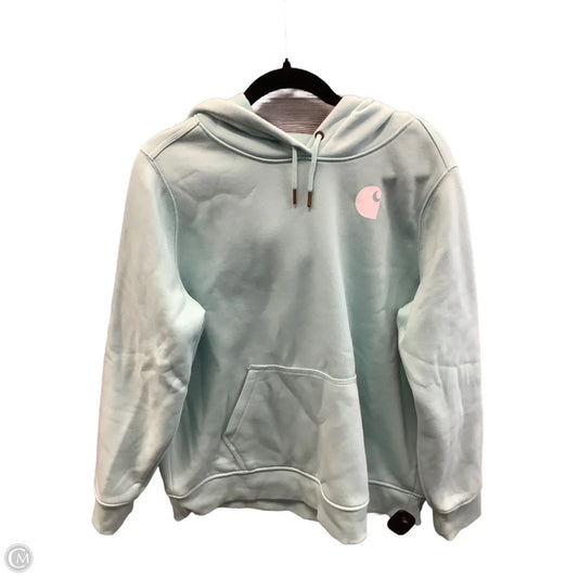 Sweatshirt Hoodie By Carhartt In Blue, Size: Xl