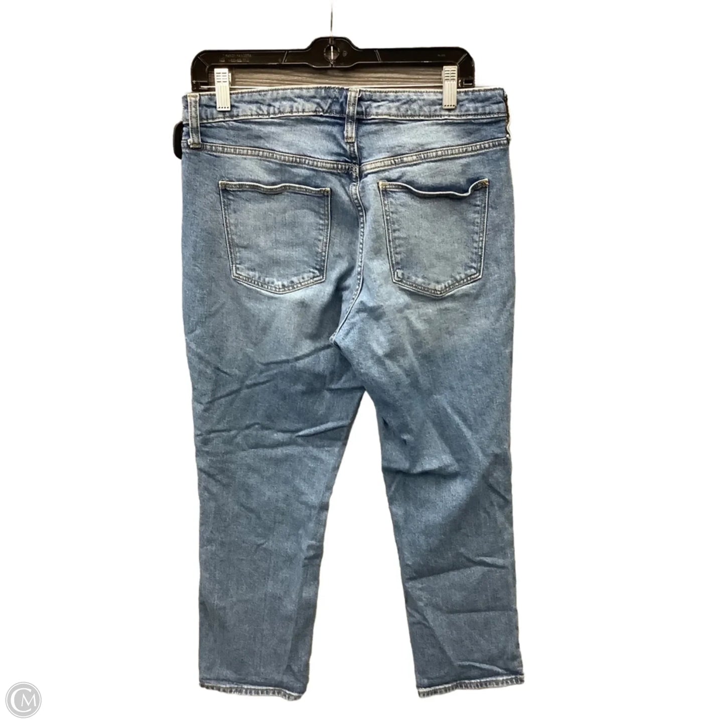 Jeans Cropped By Universal Thread In Blue Denim, Size: 12