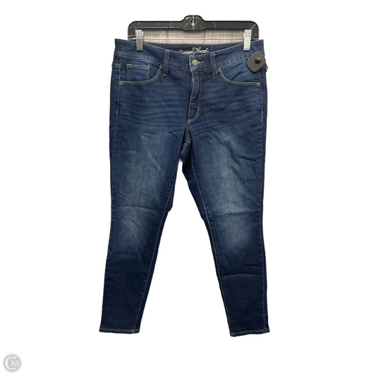 Jeans Skinny By Universal Thread In Blue Denim, Size: 8