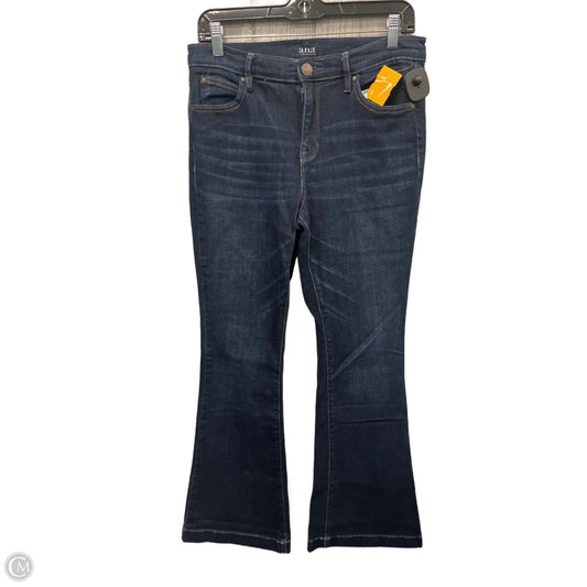 Jeans Flared By Ana In Blue Denim, Size: 8
