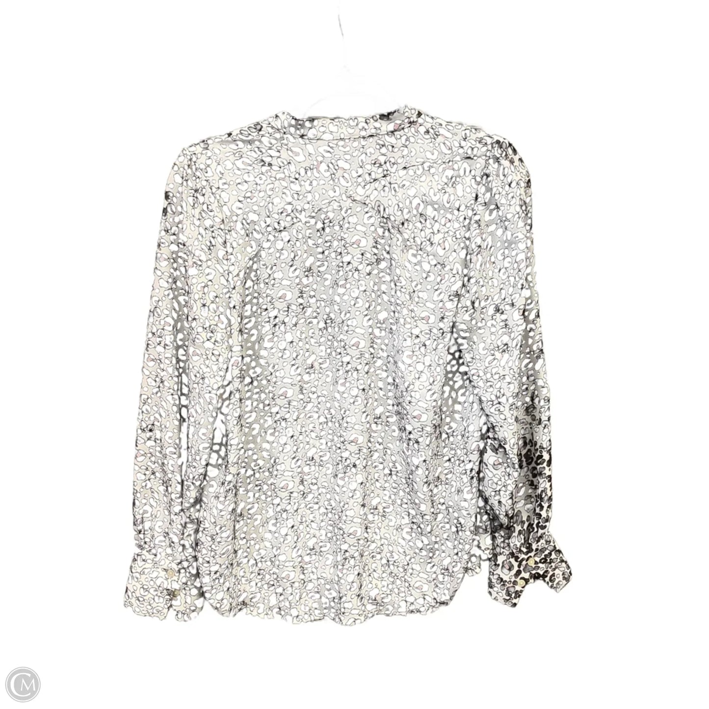 Blouse Long Sleeve By Loft In Animal Print, Size: S