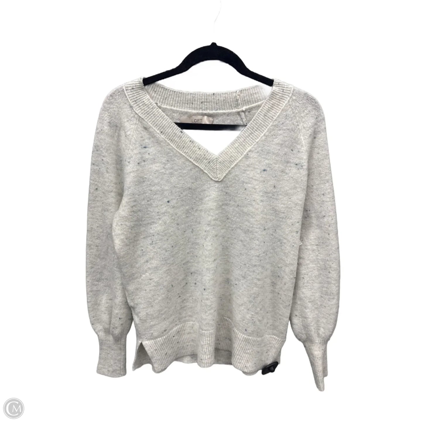Sweater By Loft In Grey, Size: S