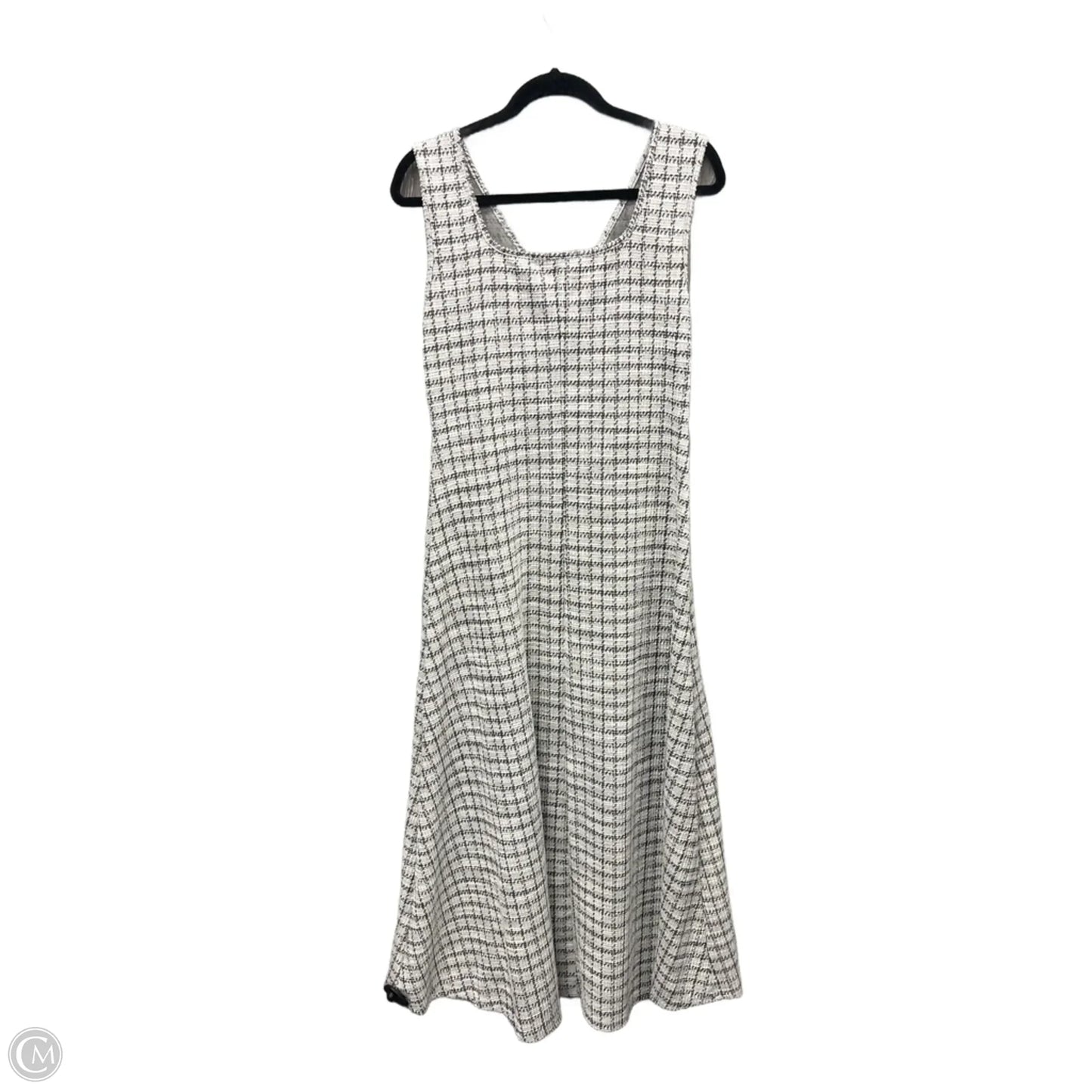 Dress Casual Maxi By Shein In Black & White, Size: L