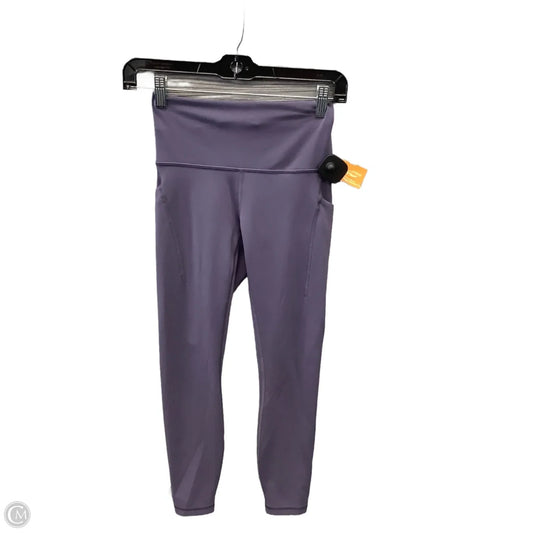 Athletic Leggings Capris By Lululemon In Purple, Size: S