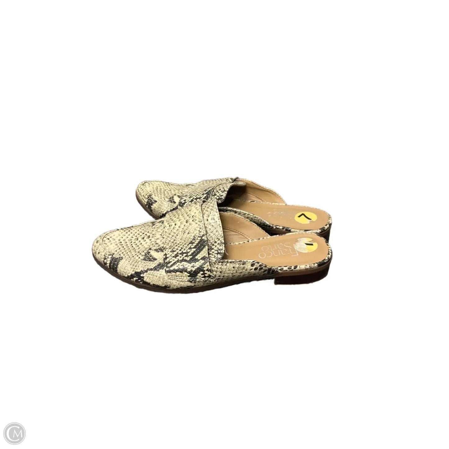 Shoes Flats By Franco Sarto In Snakeskin Print, Size: 7