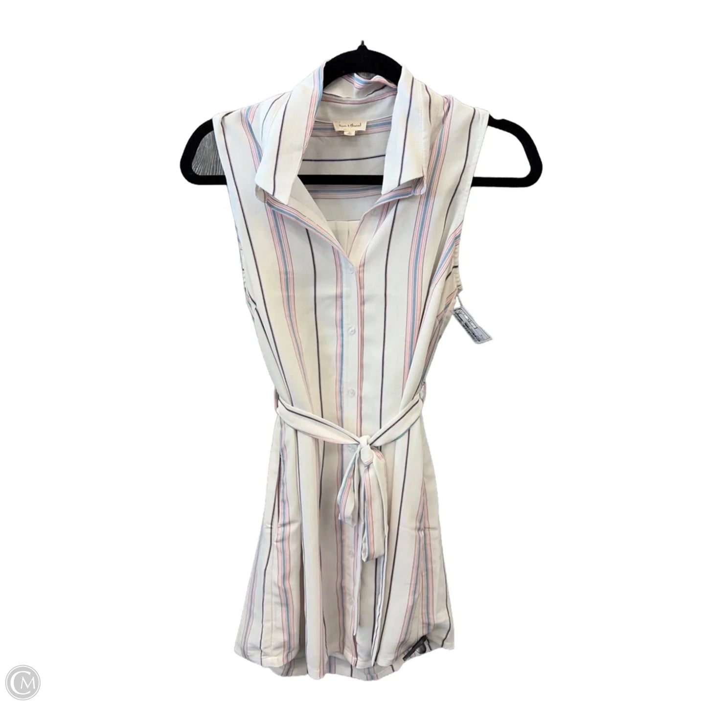 Dress Casual Short By Hem & Thread In White, Size: S