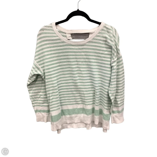 Top Long Sleeve By Christopher And Banks In Green, Size: L