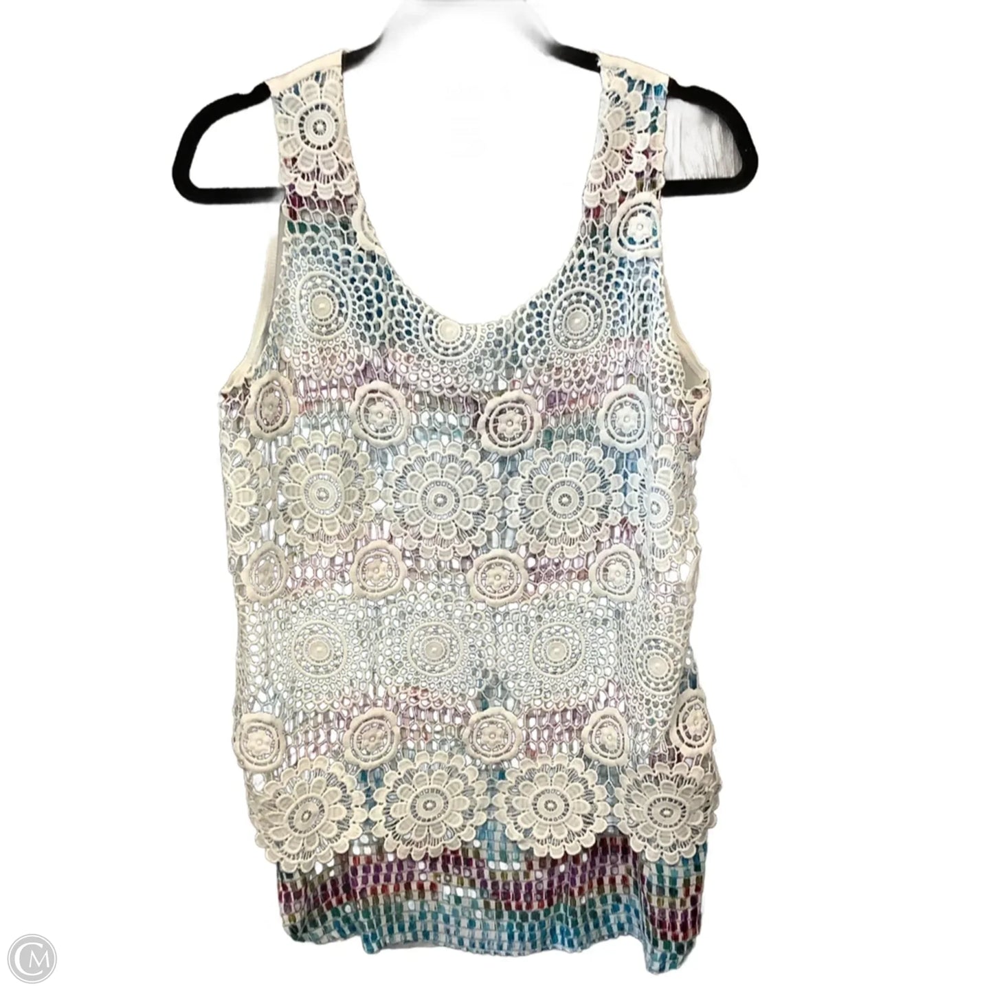 Top Sleeveless By Adore In White, Size: M