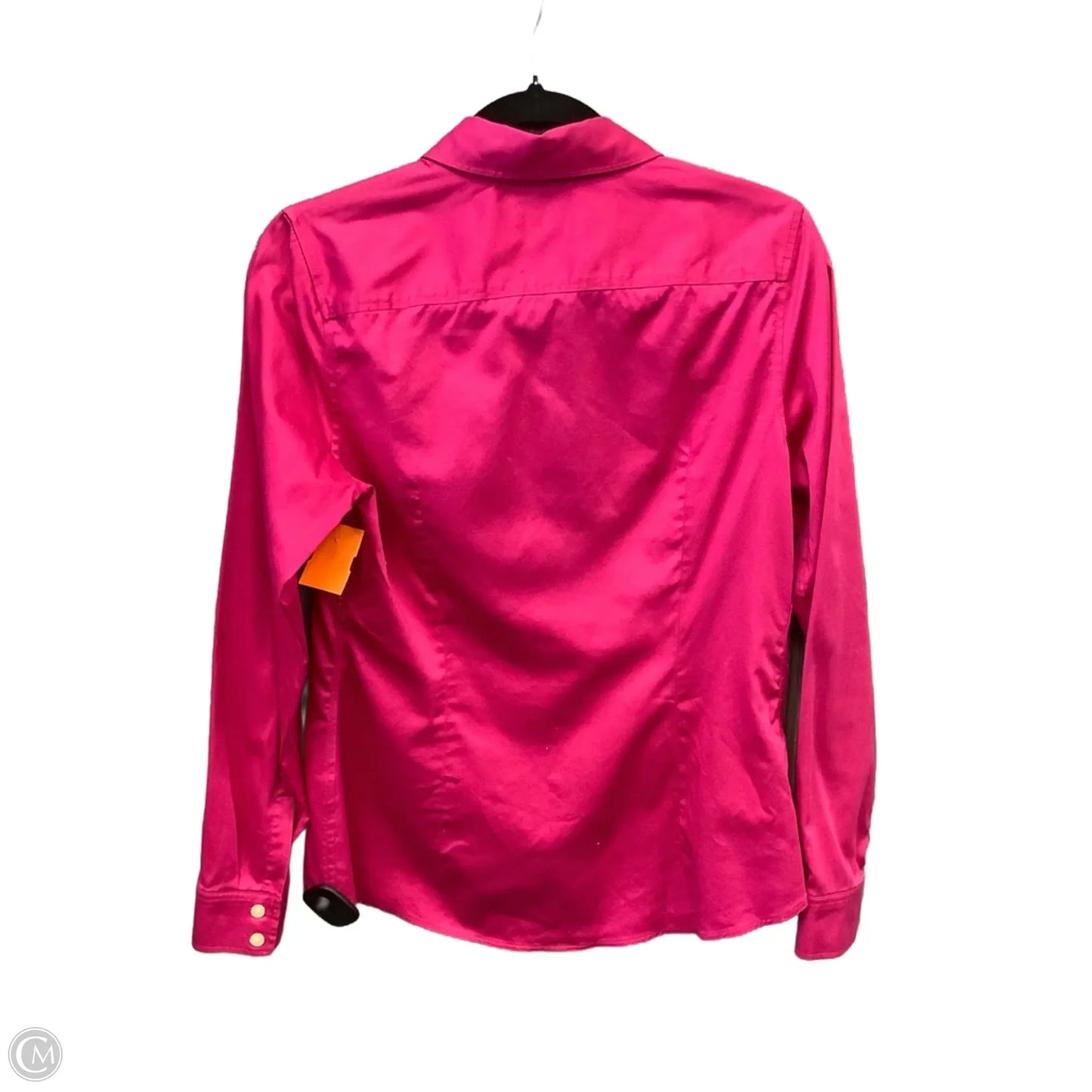 Top Long Sleeve By Banana Republic In Pink, Size: M