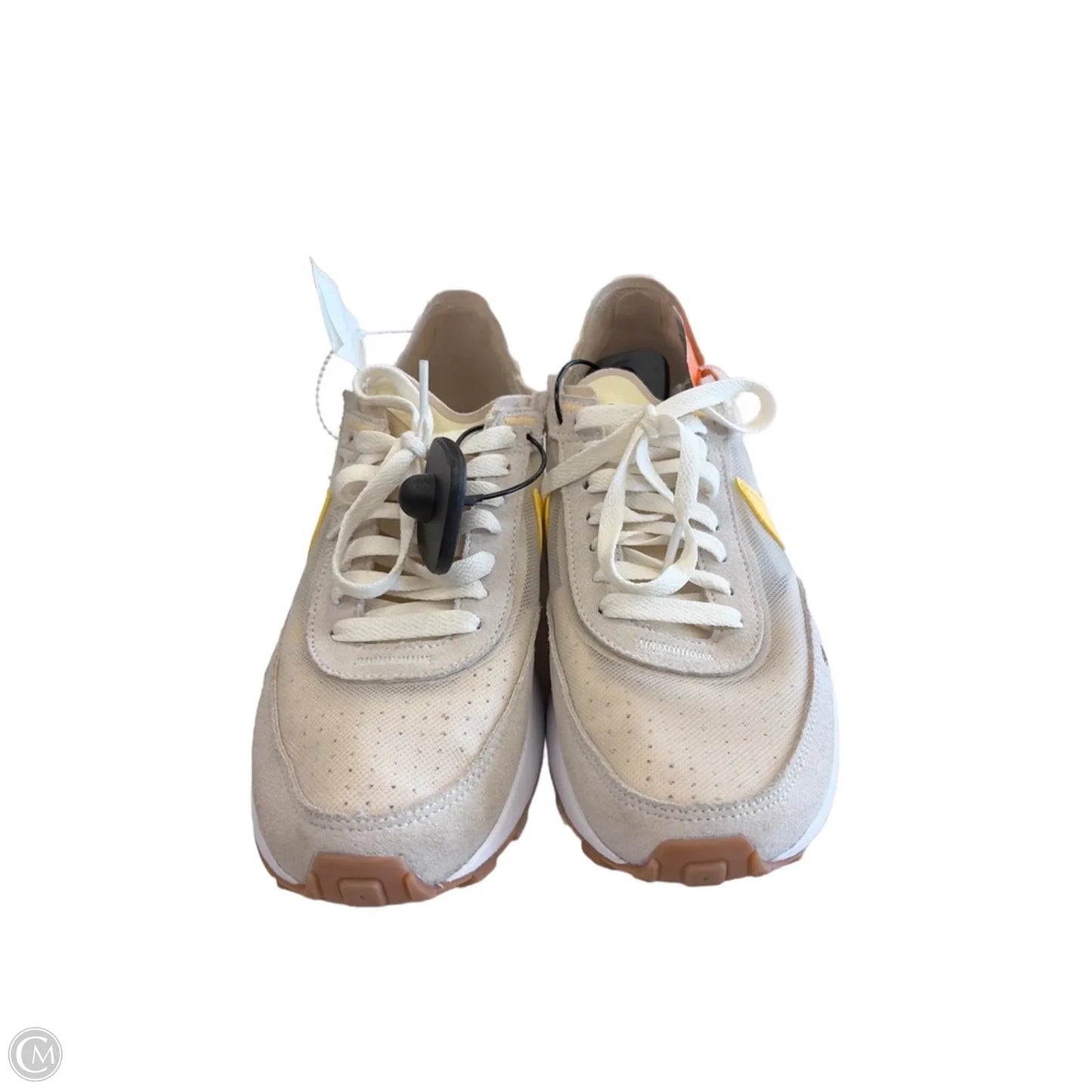 Shoes Athletic By Nike In Cream & Yellow, Size: 8