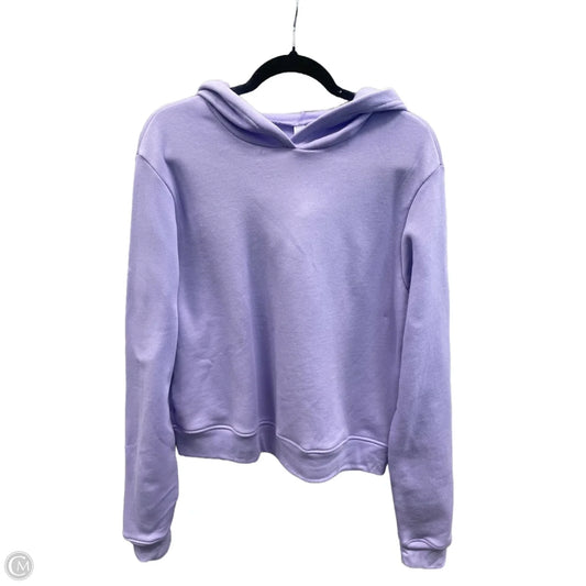 Sweatshirt Hoodie By Bella + Canvas In Purple, Size: L
