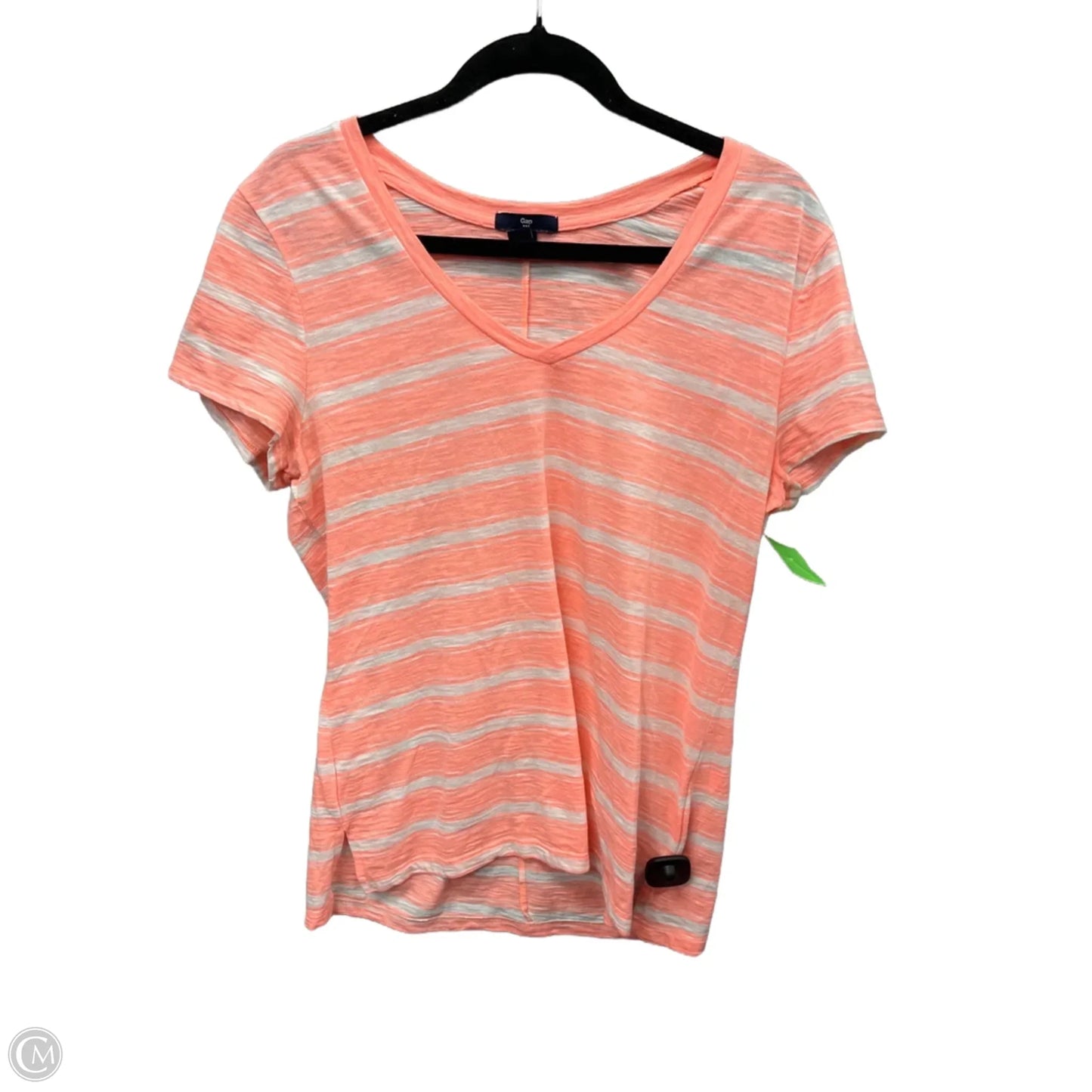 Top Short Sleeve By Gap In Orange, Size: L