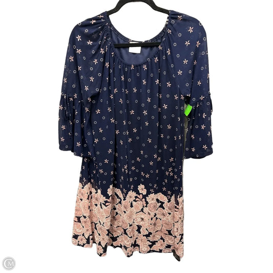 Dress Casual Short By Siren Lily In Navy, Size: Mp