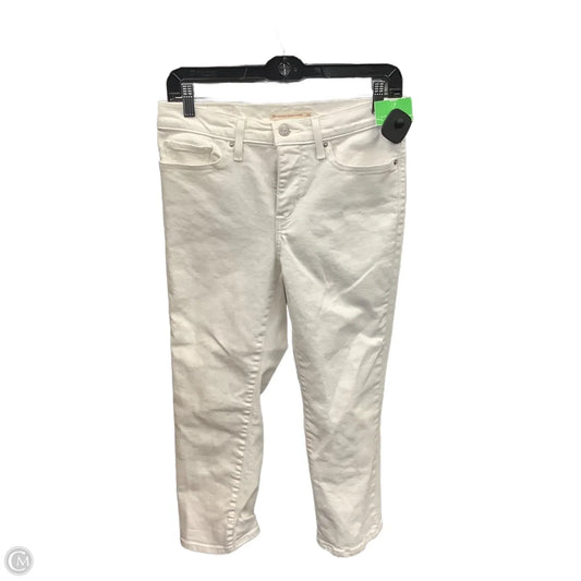 Capris By Levis In White Denim, Size: 6
