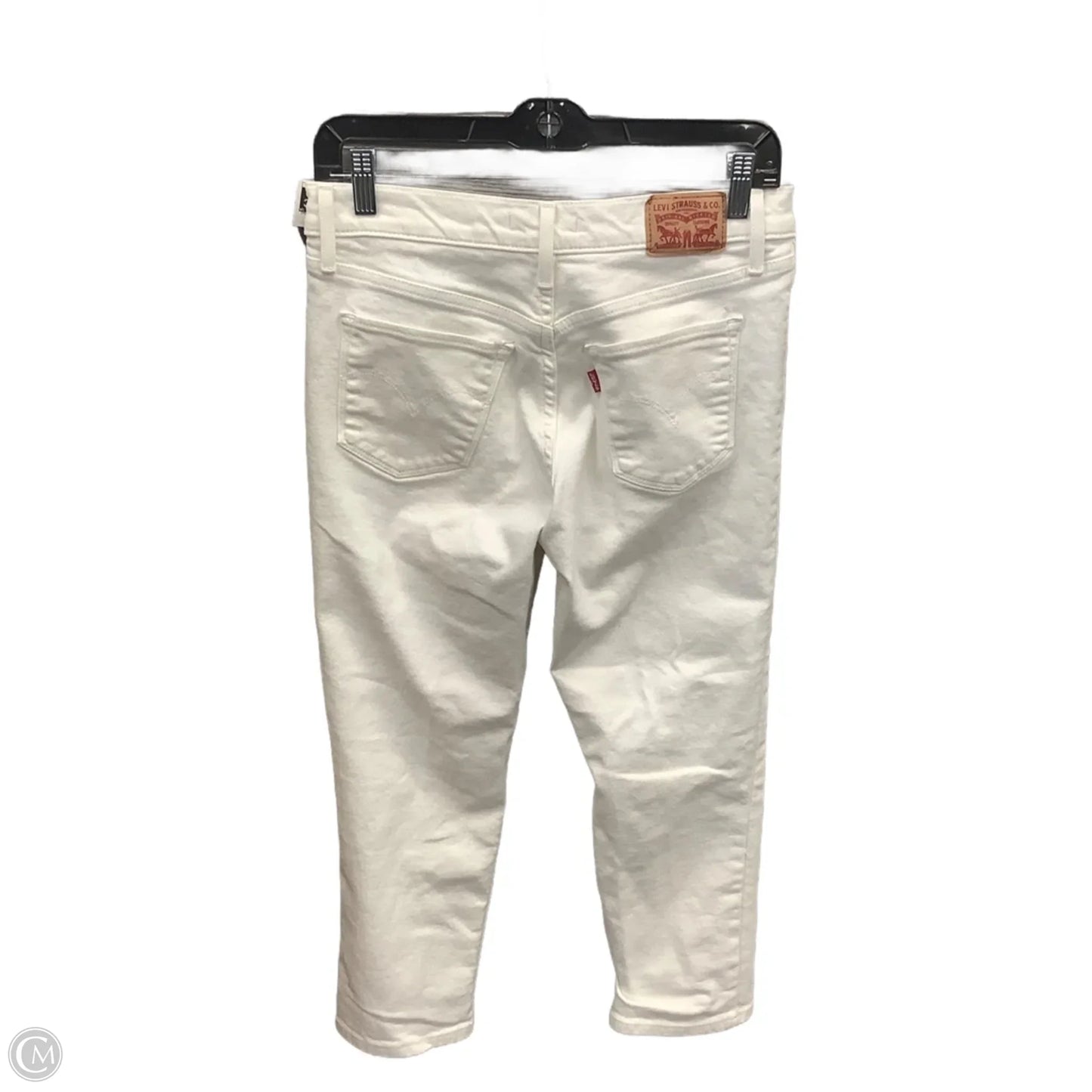 Capris By Levis In White Denim, Size: 6