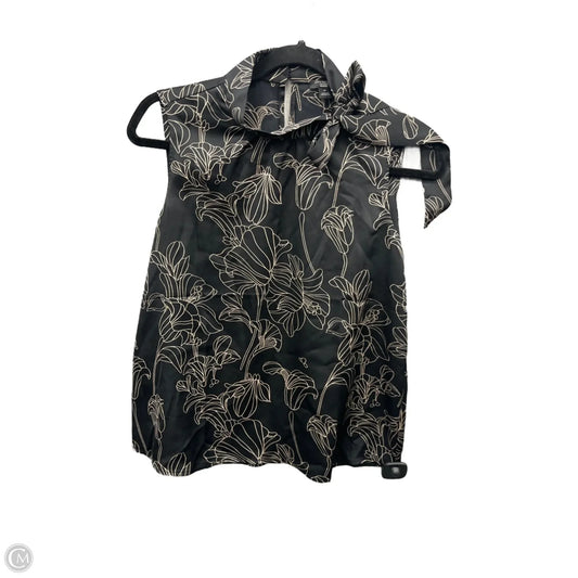 Blouse Sleeveless By Ann Taylor In Black, Size: Sp