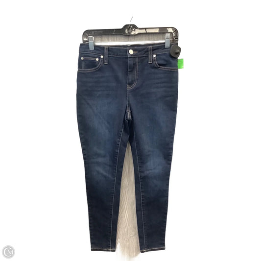 Jeans Skinny By Nine West Apparel In Blue Denim, Size: 6