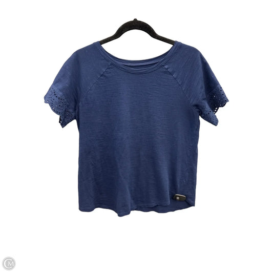 Top Short Sleeve By St Johns Bay In Navy, Size: S