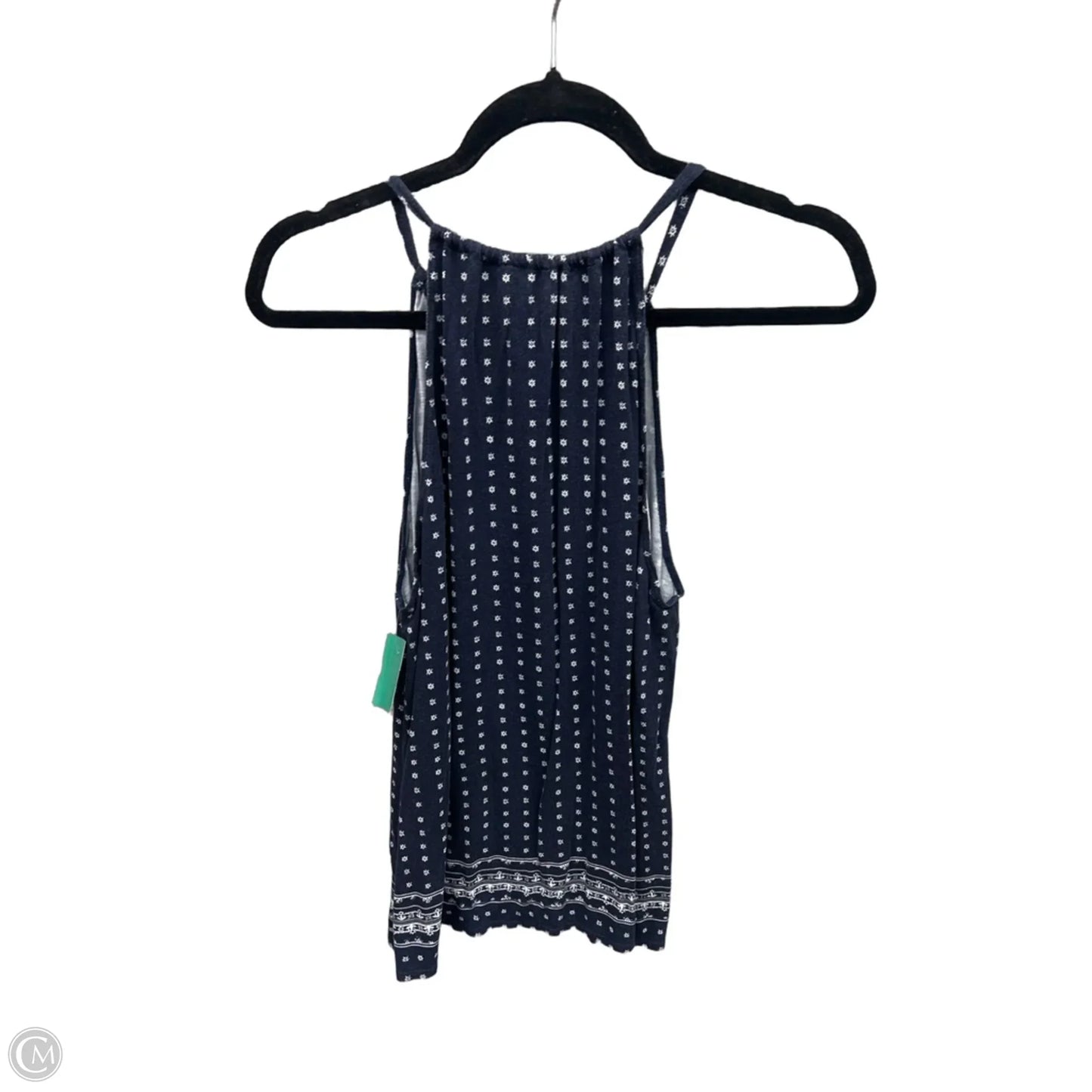 Top Sleeveless By Max Studio In Navy, Size: L