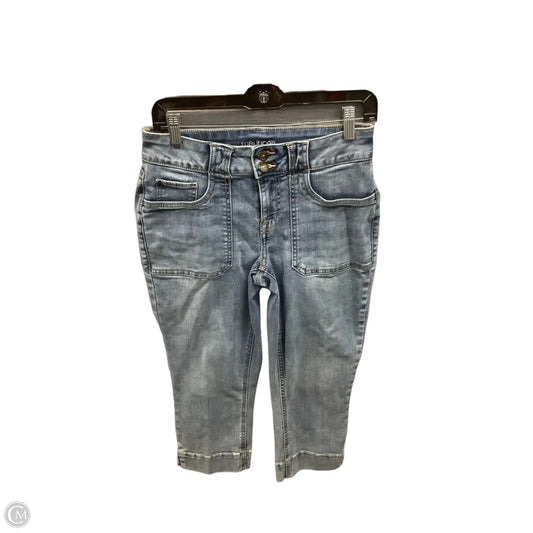 Capris By Maurices In Blue Denim, Size: 6