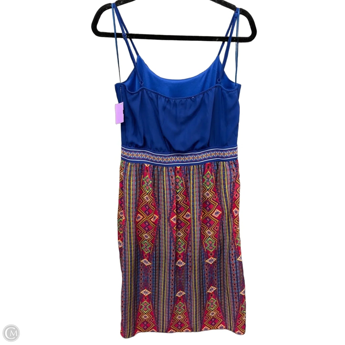 Dress Casual Midi By Pink Rose In Blue, Size: L