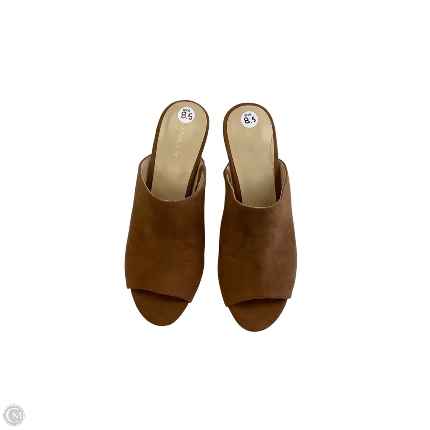 Sandals Heels Block By Liz Claiborne In Brown, Size: 8.5