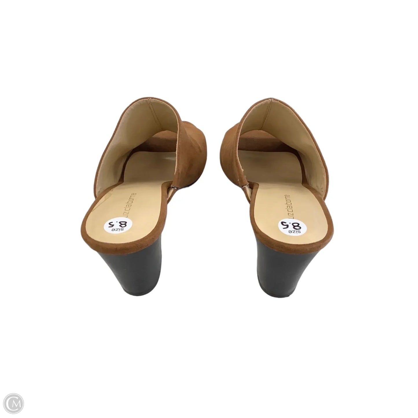 Sandals Heels Block By Liz Claiborne In Brown, Size: 8.5