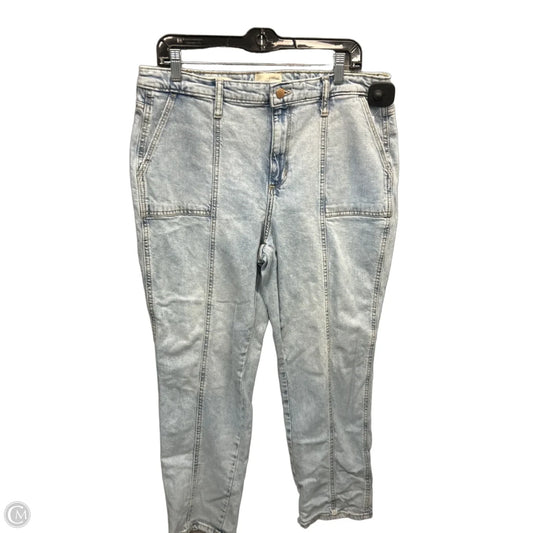 Jeans Straight By Universal Thread In Blue Denim, Size: 14