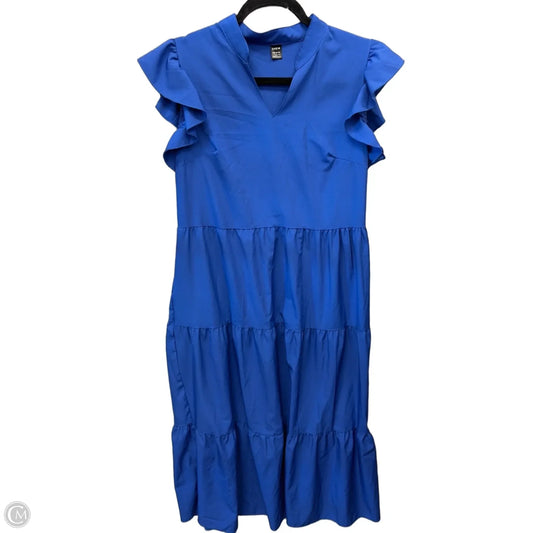 Dress Casual Maxi By Shein In Blue, Size: L