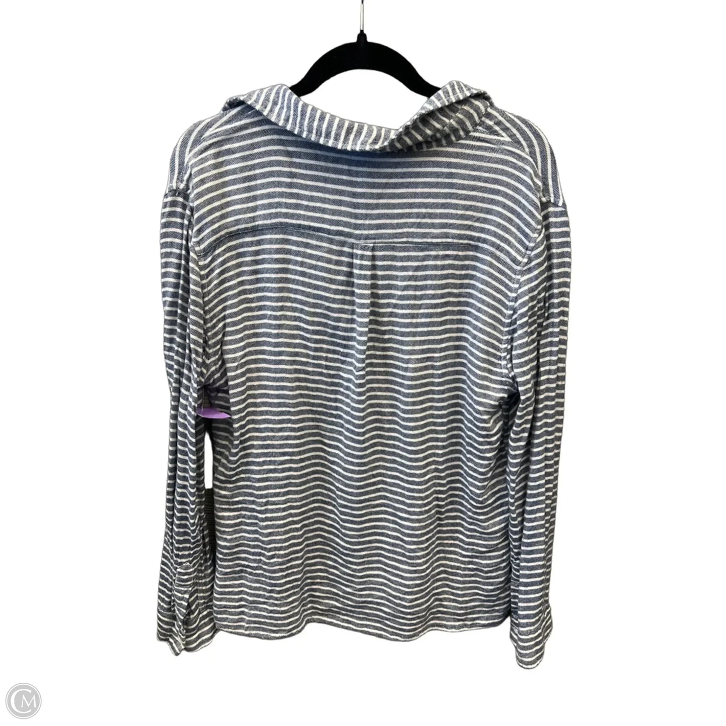Top Long Sleeve By Beachlunchlounge In Blue, Size: M