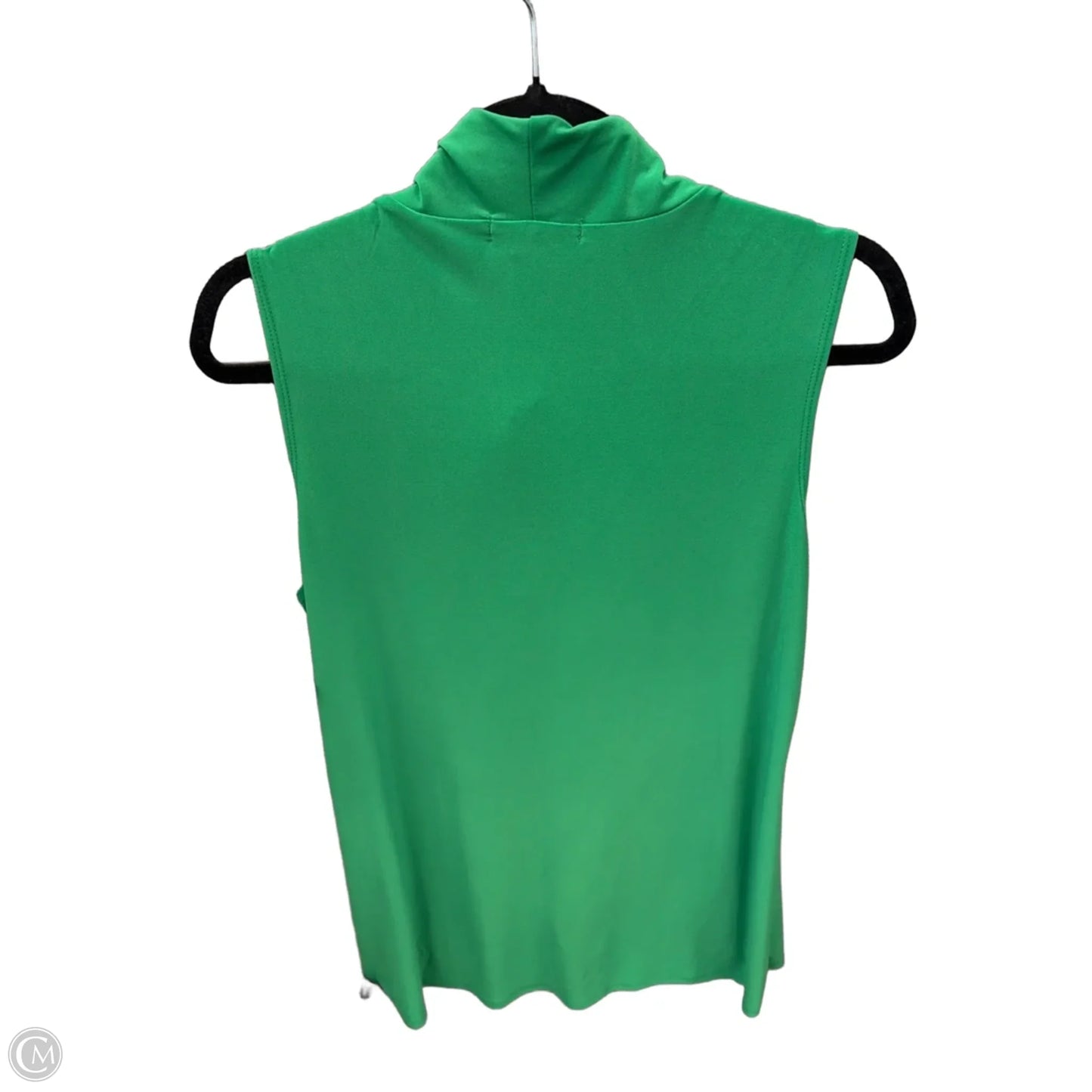 Blouse Sleeveless By Susan Lawrence In Green, Size: L