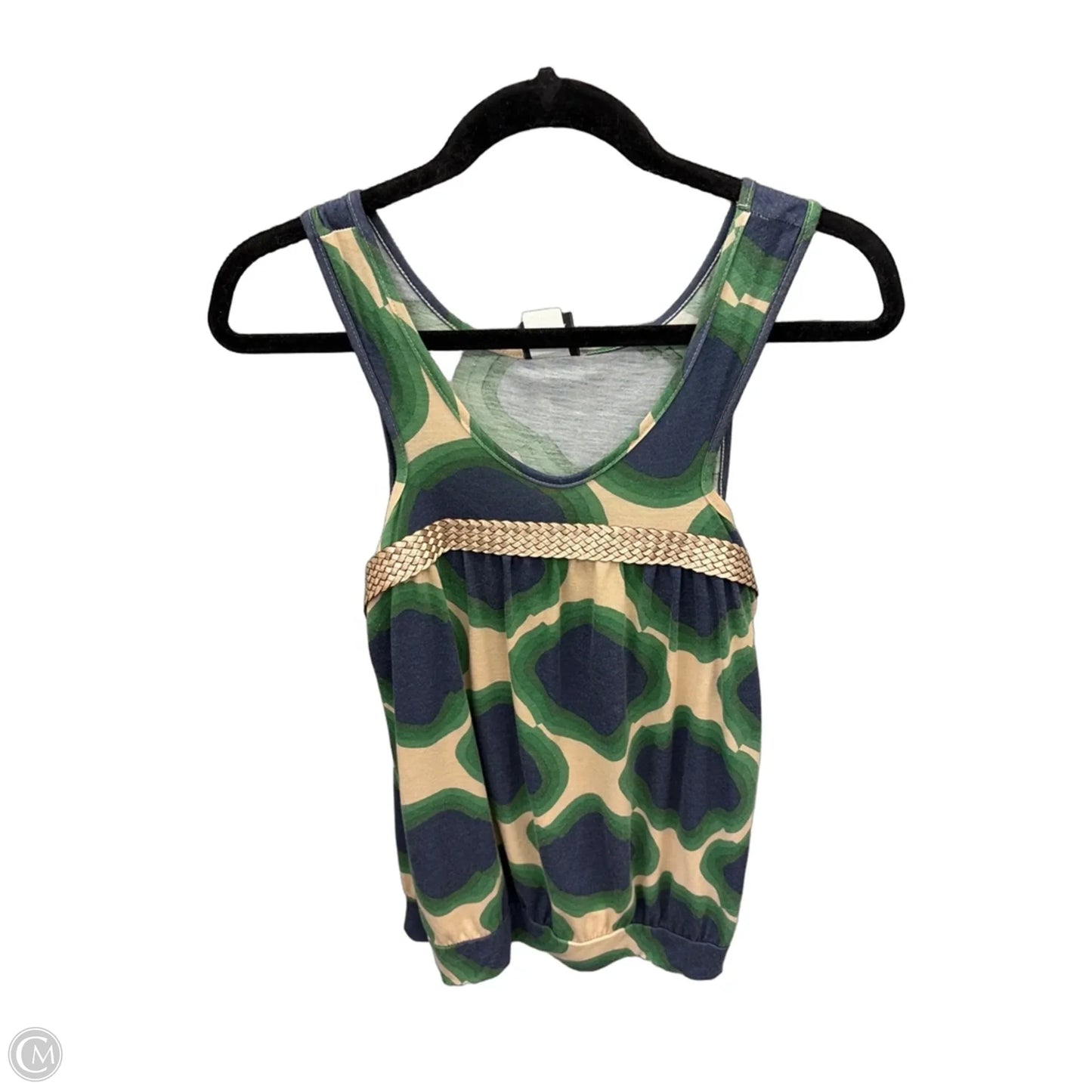 Top Sleeveless By Clothes Mentor In Blue & Green, Size: M