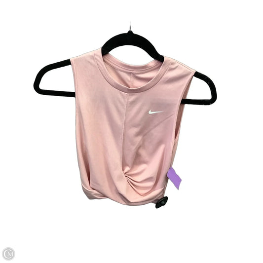 Athletic Tank Top By Nike Apparel In Pink, Size: Xs