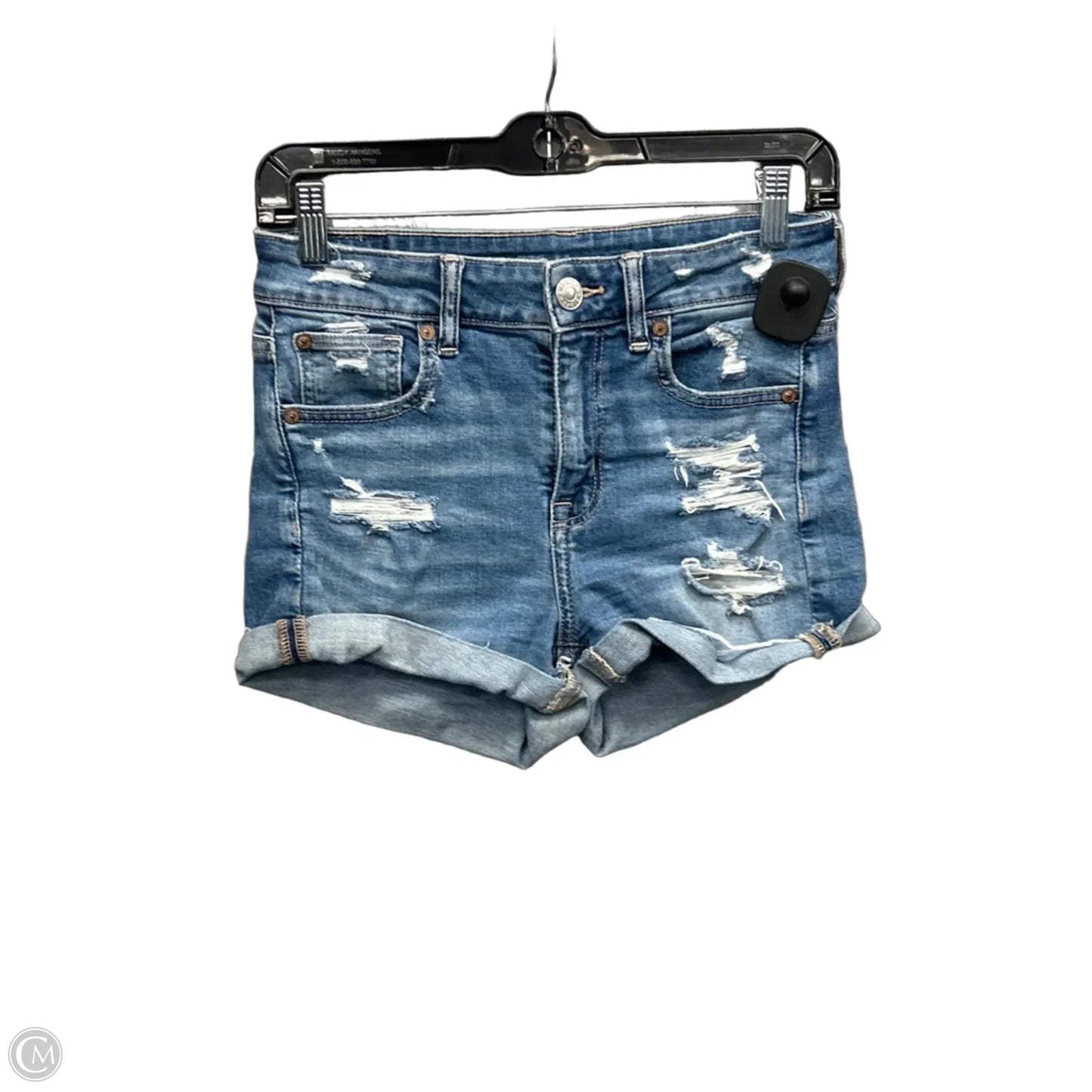 Shorts By American Eagle In Blue Denim, Size: 2