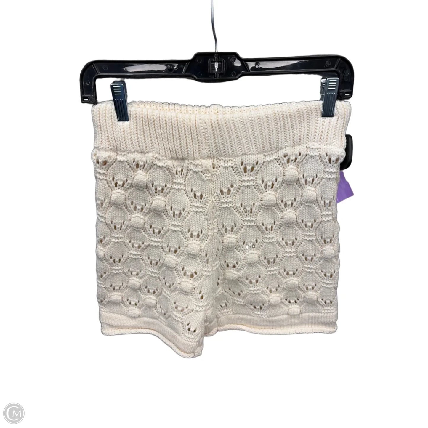 Shorts By Papermoon In Cream, Size: M