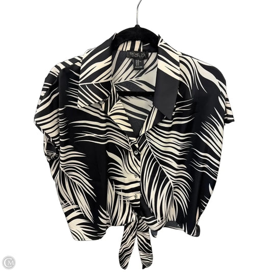 Top Short Sleeve By Rachel Zoe In Black, Size: Xl