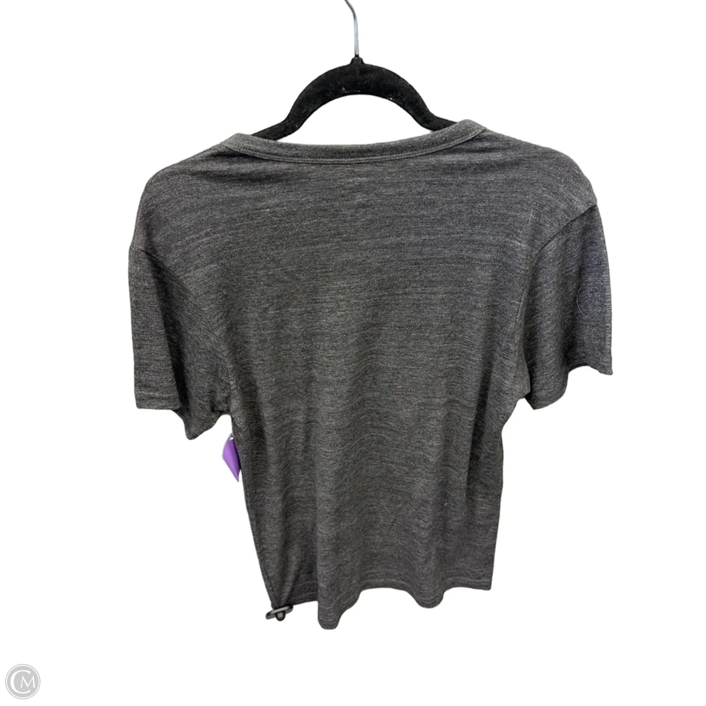 Top Short Sleeve By Cme In Grey, Size: S