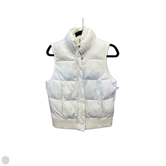 Vest Puffer & Quilted By Merona In White, Size: M