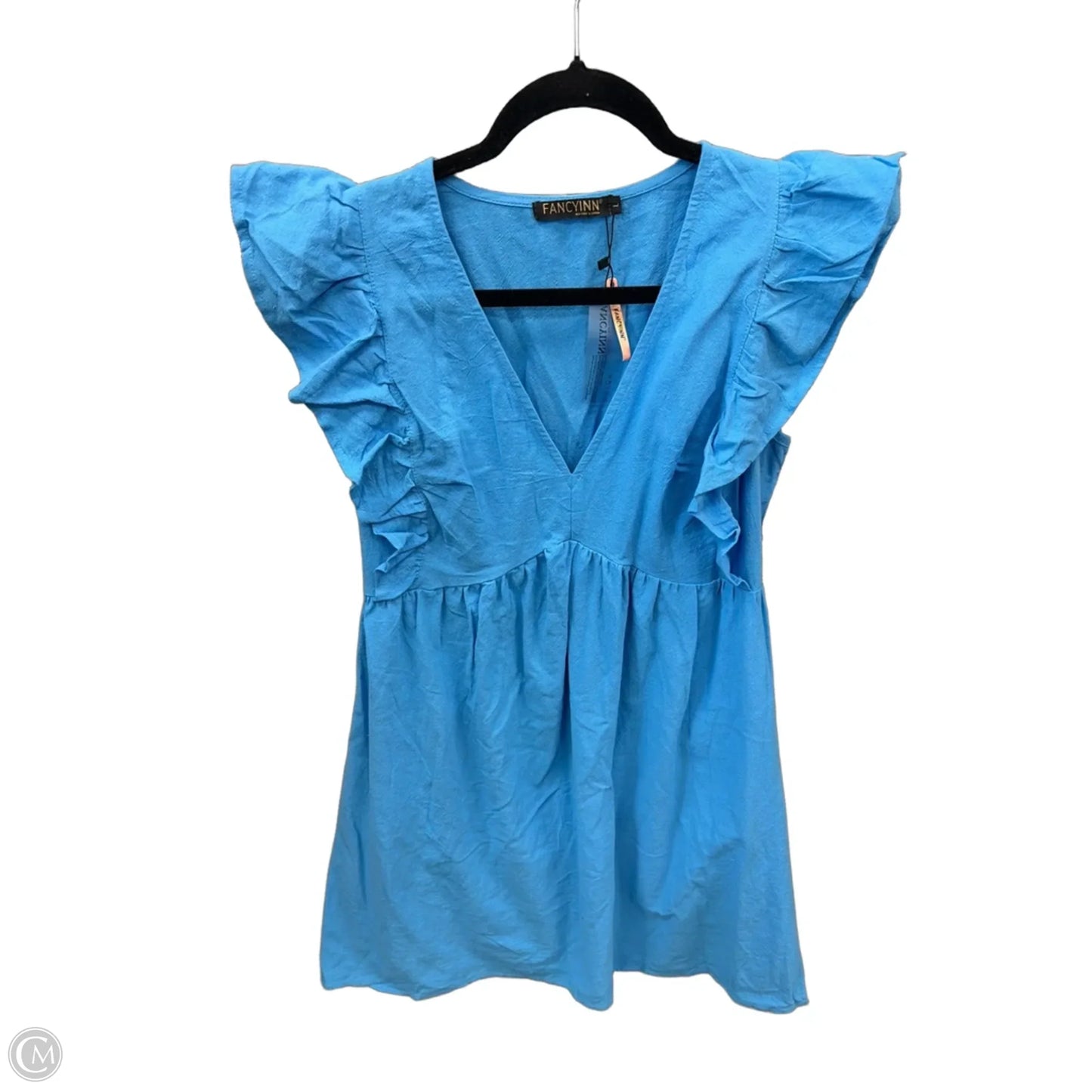 Dress Casual Short By Clothes Mentor In Blue, Size: L