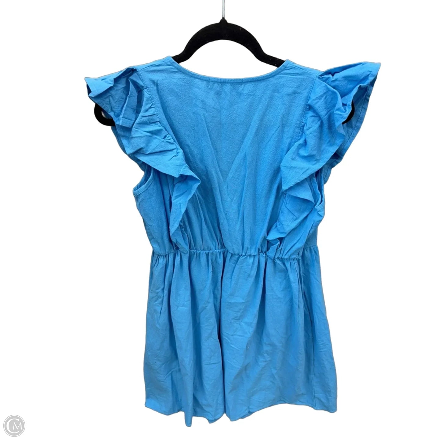 Dress Casual Short By Clothes Mentor In Blue, Size: L
