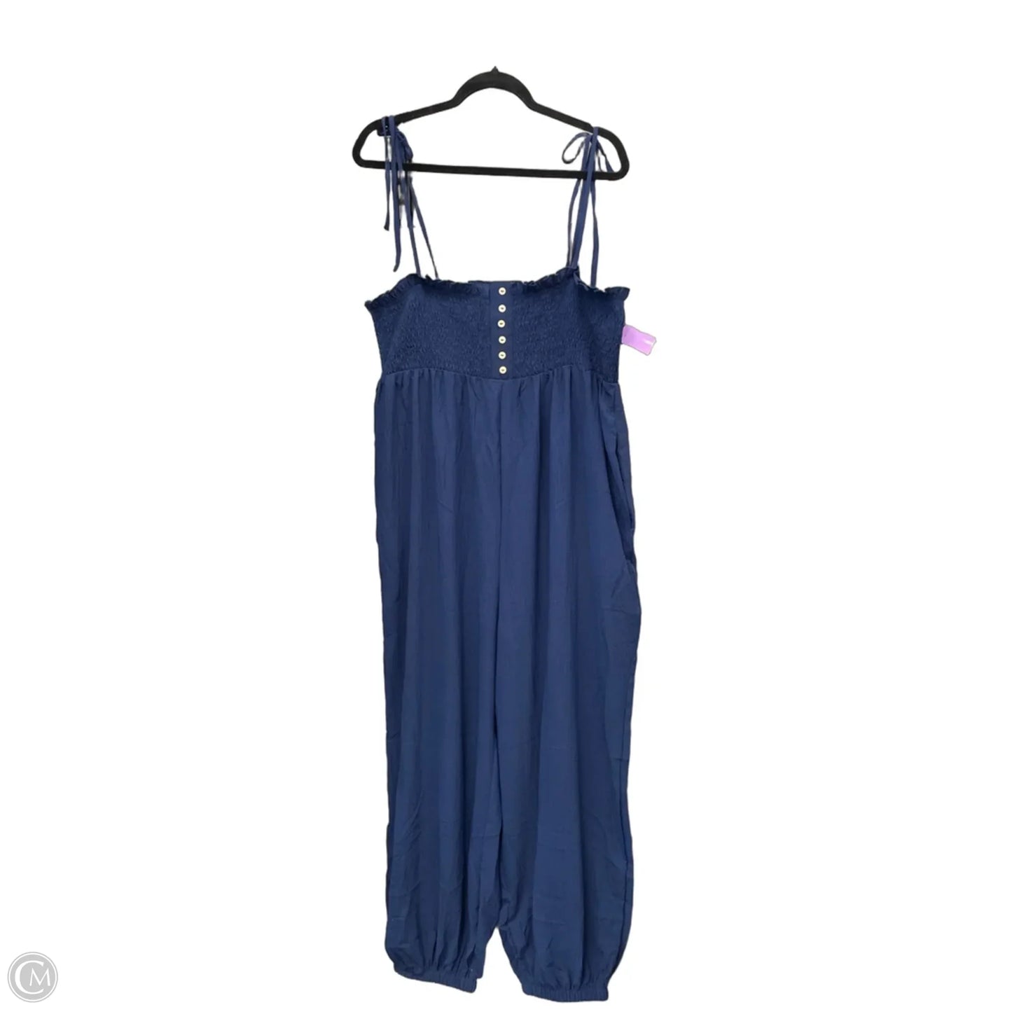 Jumpsuit By Cme In Navy, Size: Xxl
